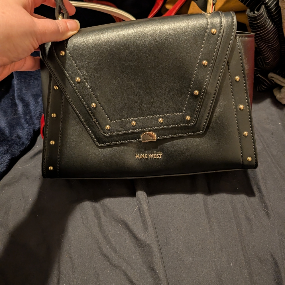Nine West Black Studded Women's Bag